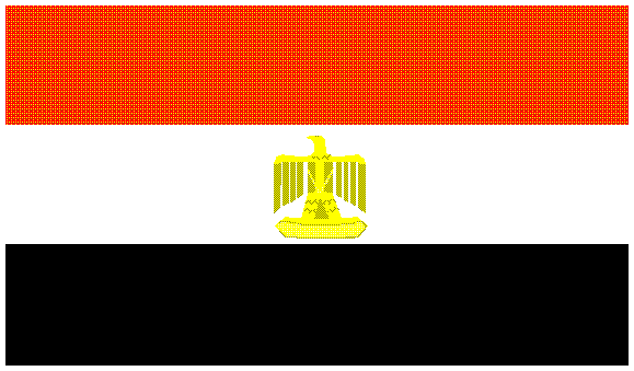 drapeau de l'Egypte
